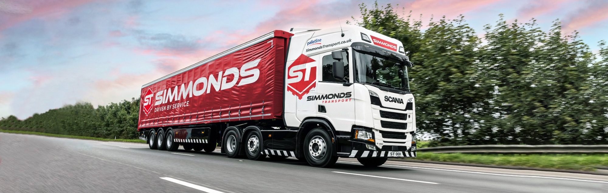 Simmonds transport Ltd, Driven by service.