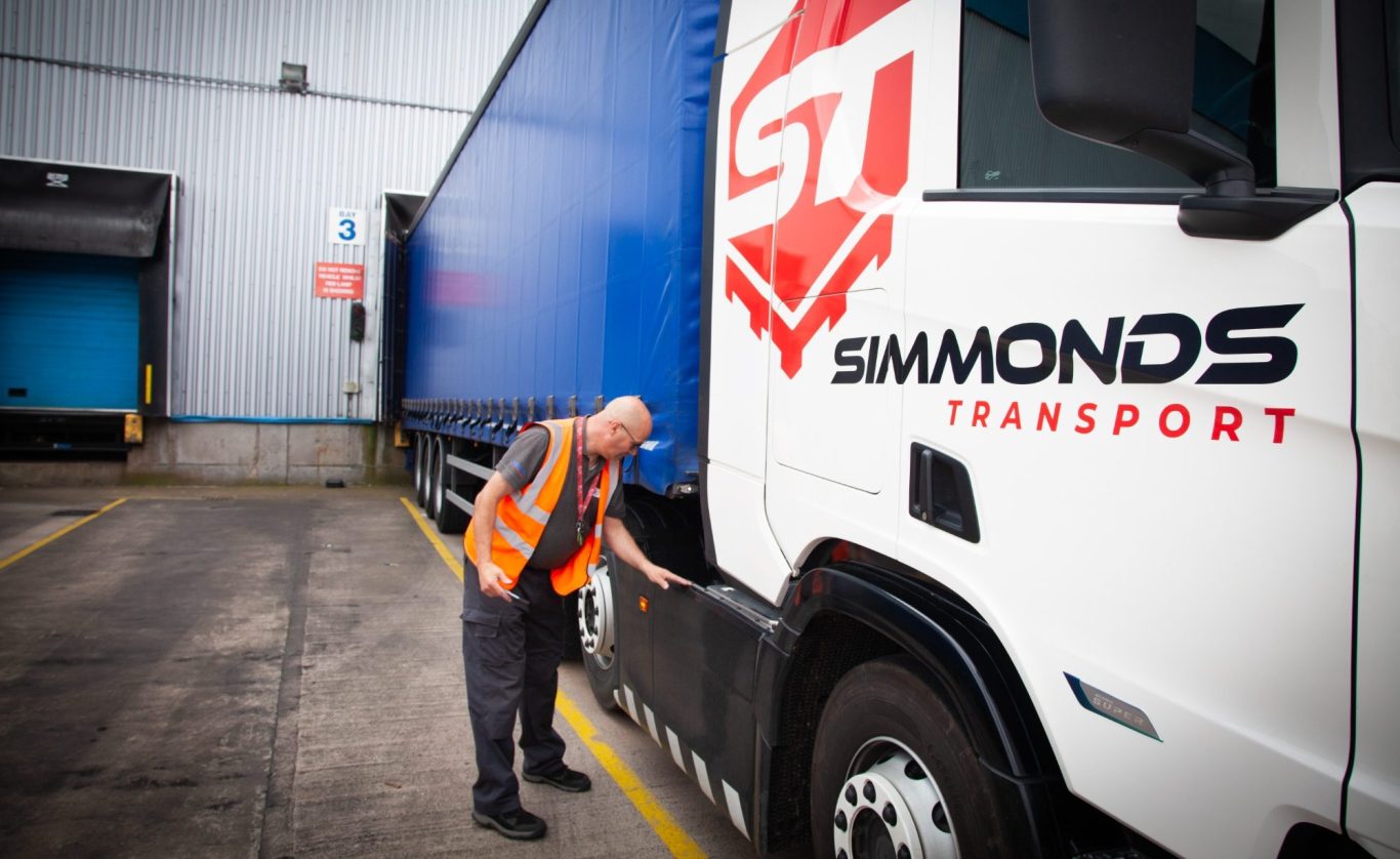 Simmonds transport Ltd, Driven by service.